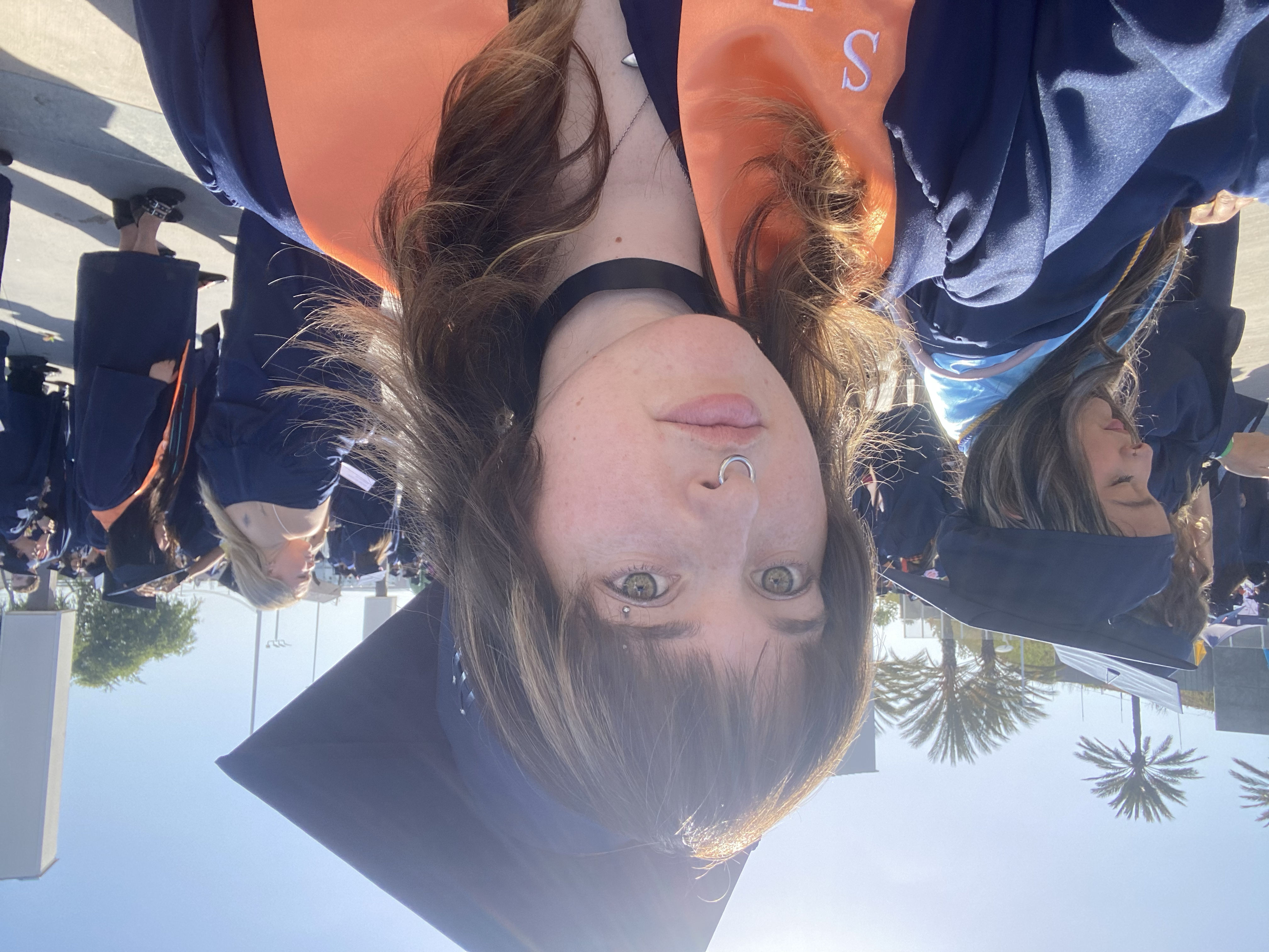 Alexys DeMaria at her OCC graduation ceremony